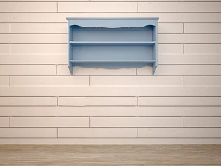 фото Полка "Leontina Blue" для книг арт ST9325B в интерьере