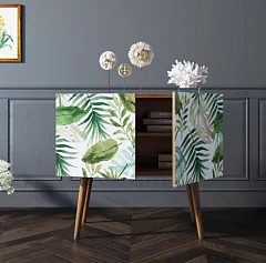 купить стильные Комод на высоких ножках "Berber" малый принт 4 арт BB13/Print_04