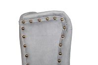 купить Дизайнерский барный стул Skipton Grey Velvet в интернет-магазине