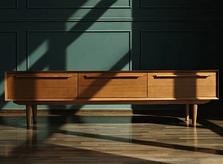 фото Консоль под TV "Bruni" с ящиками арт BR-21 в интерьере