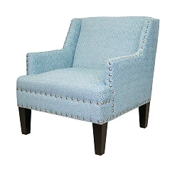 красивое Мягкое полукресло с подлокотниками Mart Blue на заказ