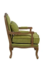 фото Мягкое полукресло с подлокотниками Nitro Green в интерьере