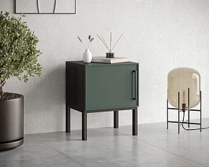 Тумбочка с дверкой "Nicole" NLN08G Зеленый на заказ в интернет-магазине