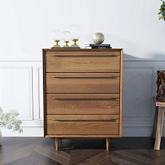 купить красивый Комод в Скандинавском стиле "Bruni" на четыре ящика арт BR08