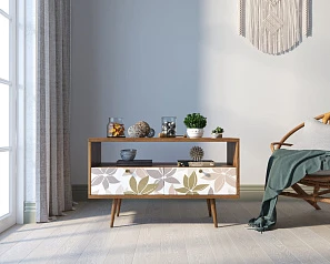 Консоль "Berber" с двумя ящиками принт 27 арт BB22/Print_27