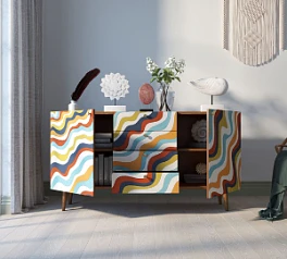 заказать Комод "Berber" с ящиками принт 21 арт BB14/Print_21
