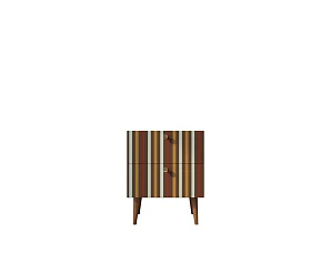 купить стильные Тумбочка "Berber" с двумя ящиками 20 принт арт BB03/Print_20, разноцветная