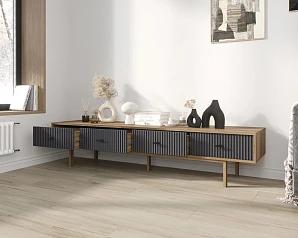 купить Комод с четырьмя ящиками под TV "Emerson" арт EM06/7024/L в интернет-магазине