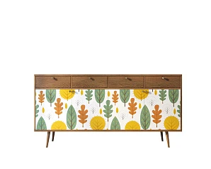 купить Комод "Berber" четыре дверки и четыре ящика 30 принт арт BB25/Print_30 в интернет-магазине
