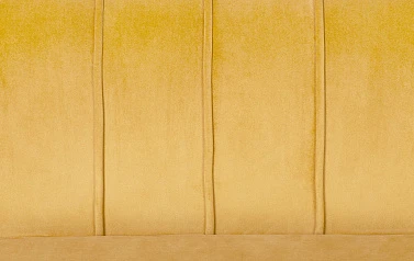 купить Дизайнерский диван Pearl Double Yellow на черных ножках