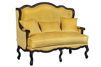 купить Двухместный дизайнерский диван Brody Double yellow