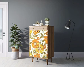 фото Комод "Berber" два ящика и дверки 47 принт арт BB46/Print_47