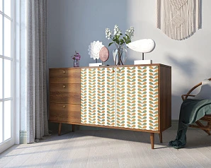 заказать стильные Комод "Berber" с двумя дверками и ящиками 23 принт арт BB05/Print_23