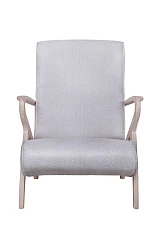 Низкое кресло Fobos light grey в интерьере