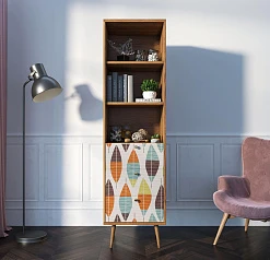 купить Стеллаж с ящиками "Berber" принт 48 арт BB45/Print_48