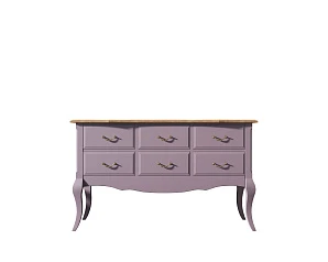 красивые Консоль "Leontina Lavanda" 6 ящиков арт ST9358L