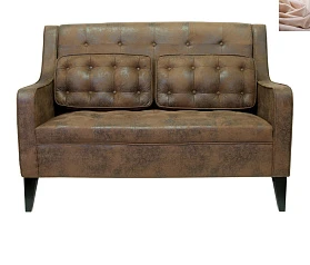 Прямой двухместный диван Hublon бежевый на заказ в интернет-магазине