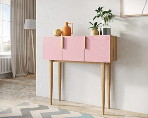 купить Консоль с тремя дверками "Line" LN15/GR1/pink в интернет-магазине