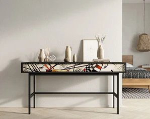 купить красивые Консоль с двумя ящиками "Emerson" by Kandinsky арт EM22/Print_01