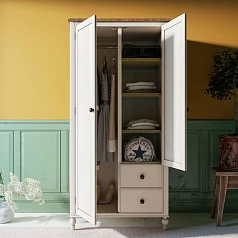 купить Шкаф двухстворчатый "Odri" с двумя ящиками арт od2127S