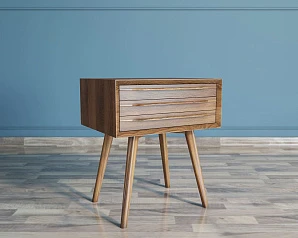 заказать стильные Тумба для прихожей в Скандинавском стиле "Bruni" с тремя ящиками