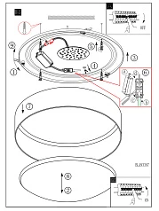 Люстра потолочная светодиодная PALOMARO 93397 в интерьере