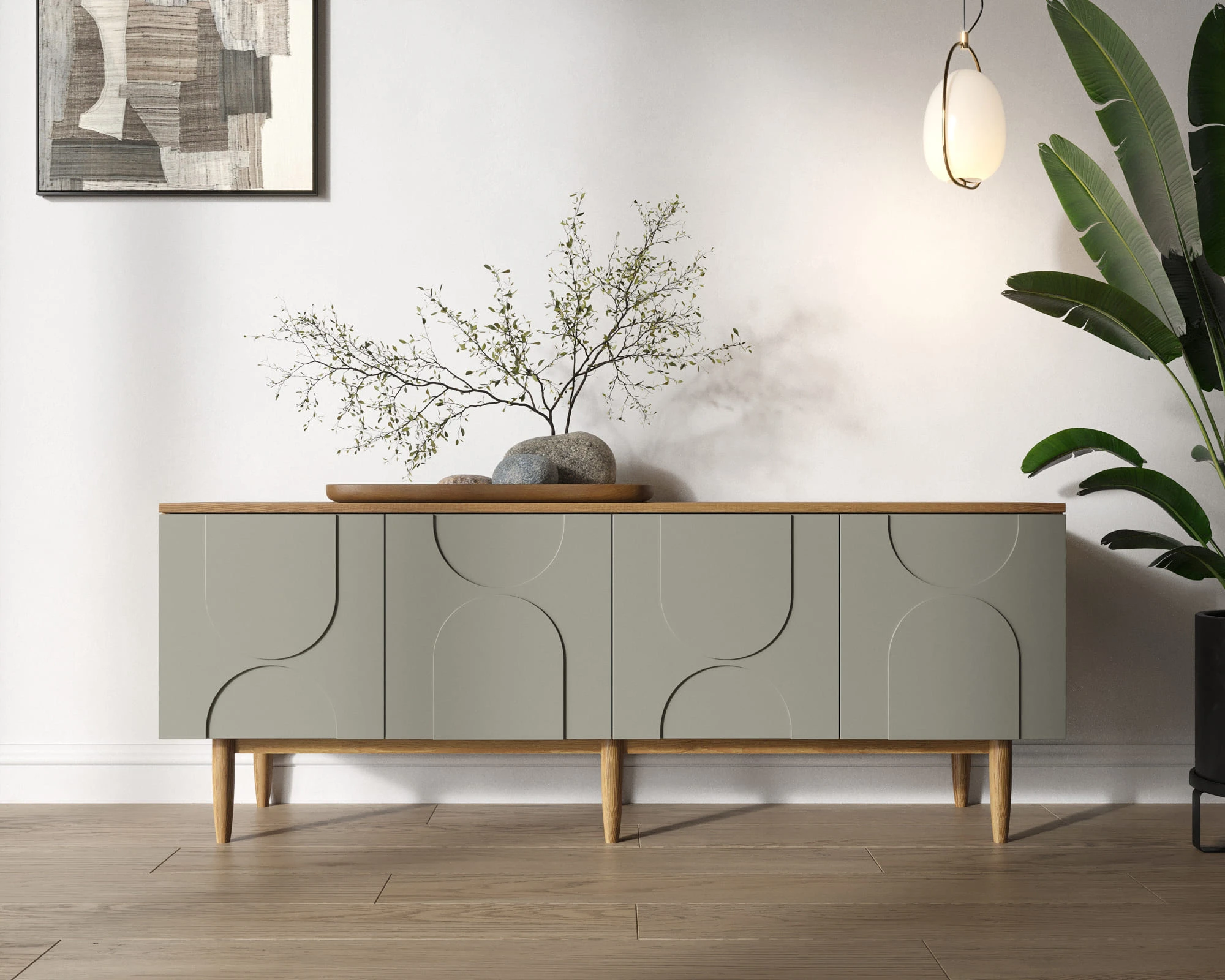 купить стильный Комод с дверками "Arka" AR09-F2 в интернет-магазине