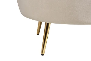 Низкое кресло ракушка Pearl Taupe