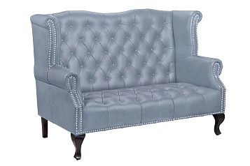 стильные Кожаный дизайнерский диван лофт Royal Sofa Grey