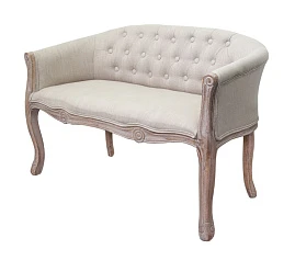 фото Дизайнерский двухместный диван Kandy Double Mocca цвет серый в интерьере