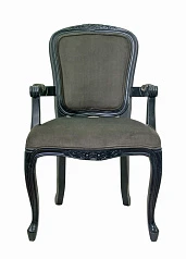 купить стильный Мягкий стул с подлокотниками Gran Arm Grey в интернет-магазине