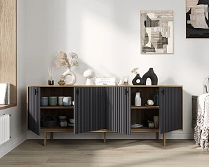 Комод с четыремя дверками "Emerson" арт EM01/7024/L