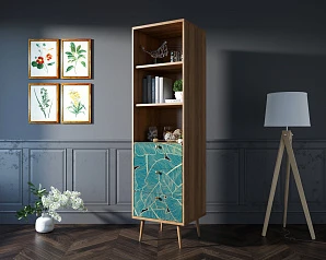 заказать Стеллаж с ящиками "Berber" принт 41 арт BB45/Print_41