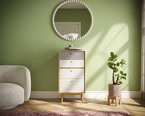 купить стильный Комод "Pollo" высокий с ящиками арт. POL11