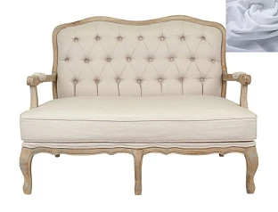 фото Прямой диван модерн Yareli цвет серый в интерьере