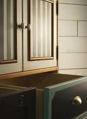 Комод «Gouache Birch» вертикальный арт M10535ETG/1