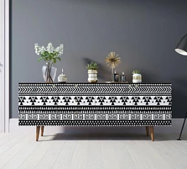 фото Комод "Berber" удлиненный принт 19 арт BB11/Print_19