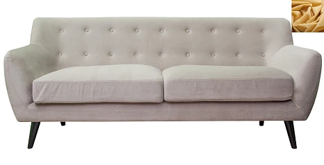 купить красивый Прямой мягкий прямой диван Albert 5 желтый