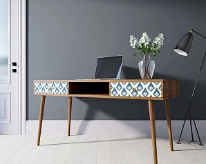 стильный Стол рабочий "Berber" принт 13 арт BB18/Print_13