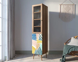 фото Буфет "Berber" узкий принт 42 арт BB39/Print_42 в интерьере