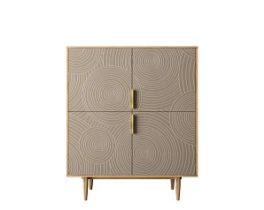 купить стильные Большой комод с четырьмя дверками "Line" R19/beige