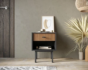 купить Тумбочка с верхним ящиком "Emerson" арт EM11 в интернет-магазине