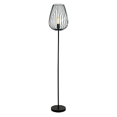 красивые 49474 Торшер NEWTOWN, 1x60W (E27), ?275, L235, H1595, сталь, черный на заказ