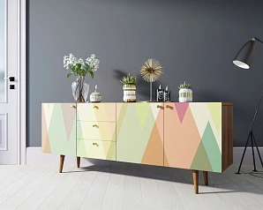 купить стильные Комод "Berber" удлиненный принт 16 арт BB11/Print_16