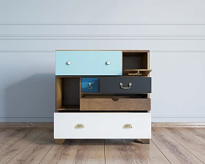 заказать Комод малый «Aquarelle» 6 ящиков арт RE-52 в интернет-магазине