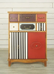 заказать Вертикальный комод Gouache Birch (2 ящика) арт G20016ETG/1