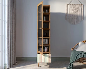 Буфет "Berber" одностворчатый с ящиком принт 45 арт BB48/Print_45 на заказ в интернет-магазине