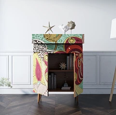 купить стильные Комод "Berber" большой принт 6 арт BB12/Print_06