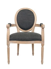 купить красивые Мягкий стул с подлокотниками Diella Black в интернет-магазине