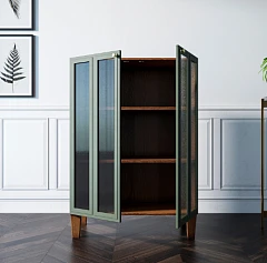 Шкаф-буфет "Andersen" малый с рифлеными стеклами арт AN18/1 в интернет-магазине